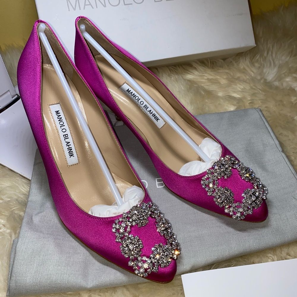 New authentic Manolo Blahnik hangisi pumps - Picture 13 of 14